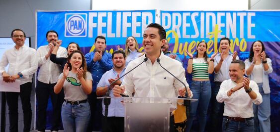 Felifer Macías es el virtual ganador en la capital de Querétaro