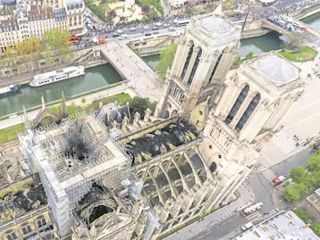 Lanzan concurso para restaurar aguja de Notre Dame