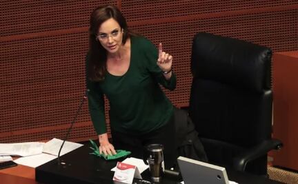 Ordenan separar a Lilly Téllez de la bancada de Morena en el Senado