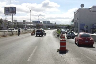 Cierran carriles centrales de B. Quintana