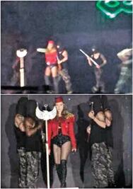 Belinda saca las “armas” en show