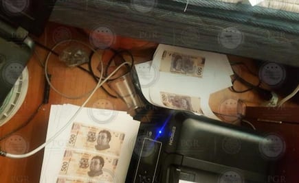 Desmantela PGR fábrica de billetes falsos en Iztapalapa; detienen a 4