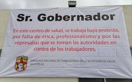 Personal de salud trabaja bajo protesta en Querétaro