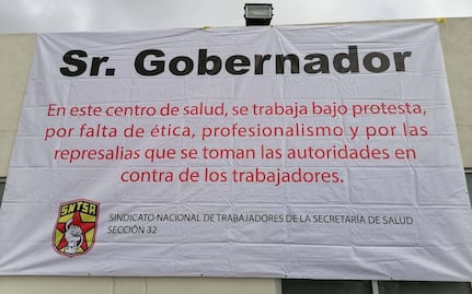 Personal de salud trabaja bajo protesta en Querétaro