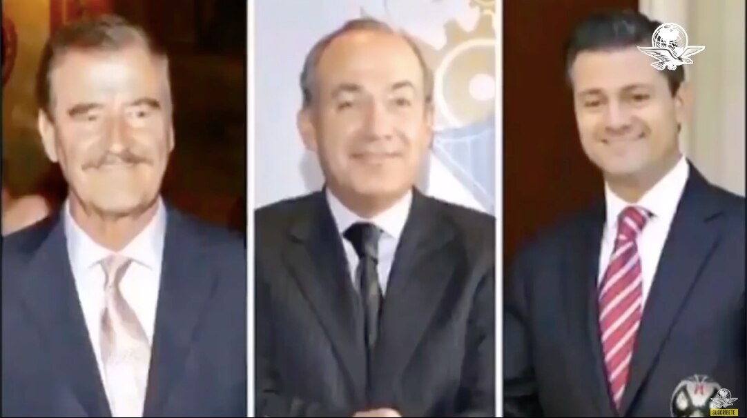Vicente Fox lanza provocación sobre consulta popular de AMLO; edita video con Calderón y Peña