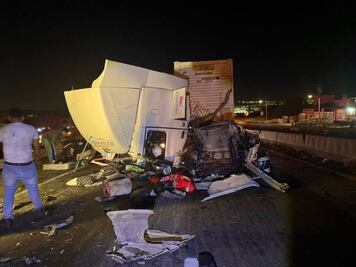 Accidente vehicular en la carretera Querétaro-San Luis deja una persona lesionada