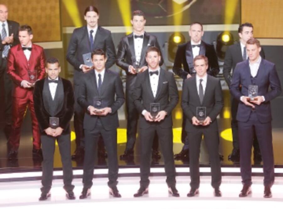 Pelé también recibe Balón de Oro