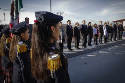 Entregan obras en escuela