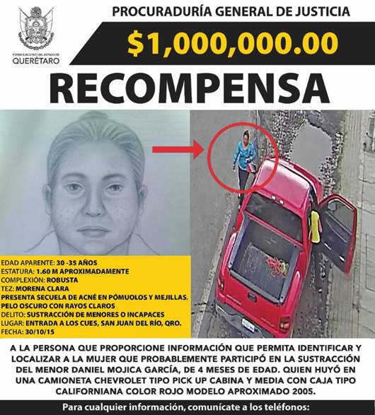 Investigan robo de bebé en SJR