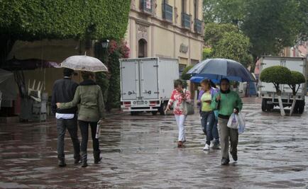 Llueve en la capital