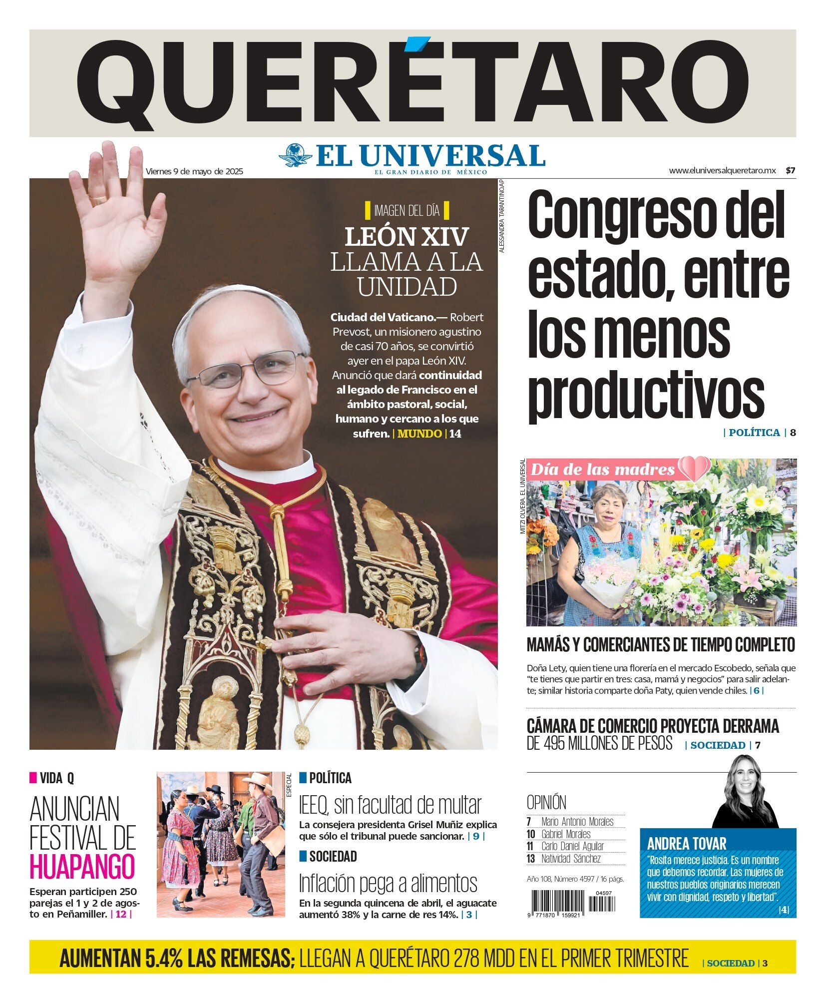 Portada 09 de mayo de 2025