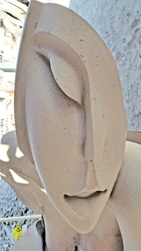 Esfinge de piedra en UAQ