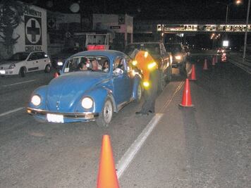 Alcoholímetro sorpresa en el estado