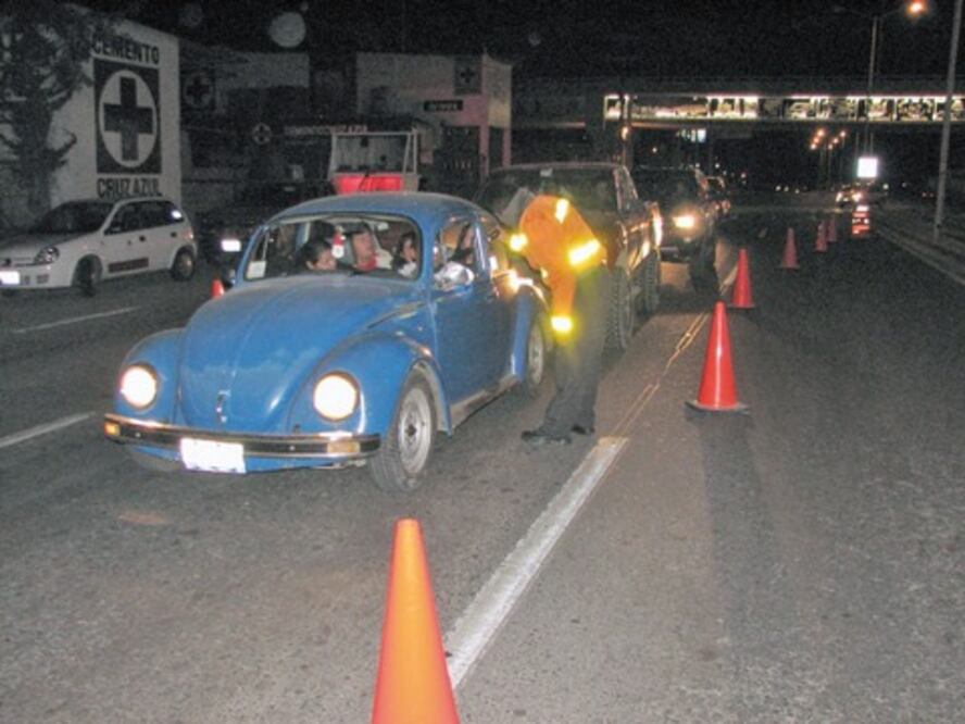 Alcoholímetro sorpresa en el estado