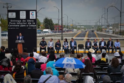 Entregan obra Paso Inferior de la Carretera Libre a Celaya