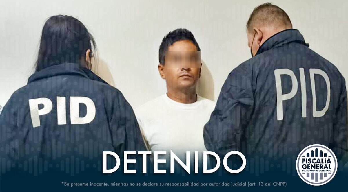 Capturan a presunto feminicida en Querétaro; era pareja de la víctima