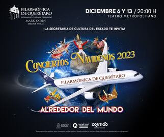 Ya están listos los conciertos navideños de la Filarmónica de Querétaro 