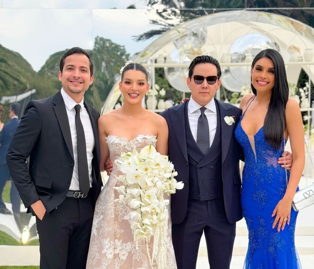 La modelo Andrea Toscano y el empresario Mario Yáñez unen sus vidas en una lujosa boda