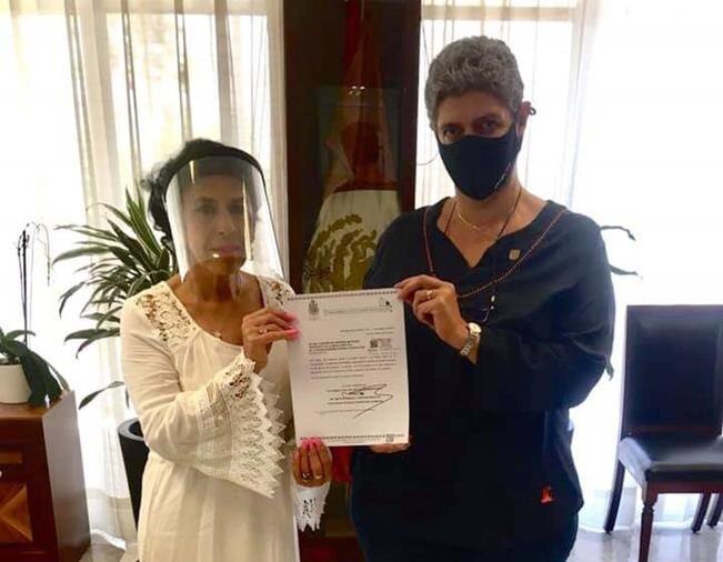 Fabiola Larrondo no contempla dejar a Morena