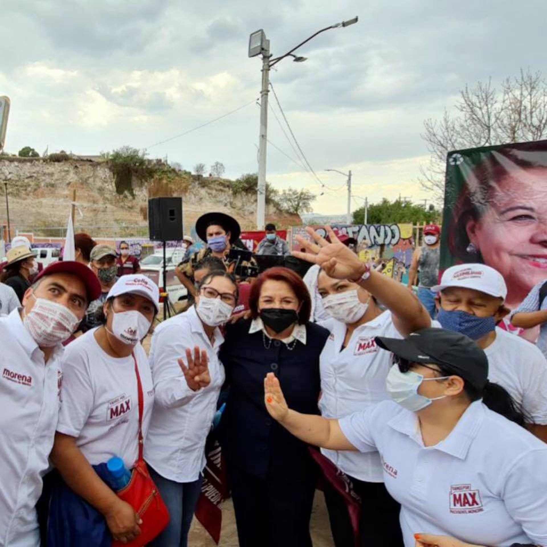 "Autoridades electorales, a favor del Estado", acusa Celia Maya 