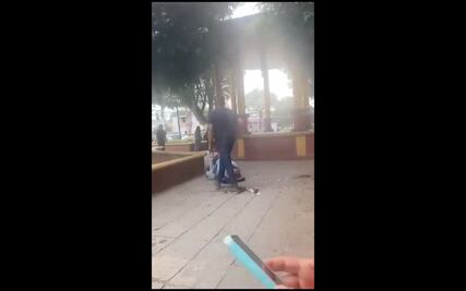 Dan golpiza a adulto mayor en Querétaro; habría asustado a una menor