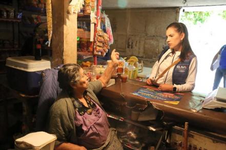 Elsa Méndez continúa con recorridos 