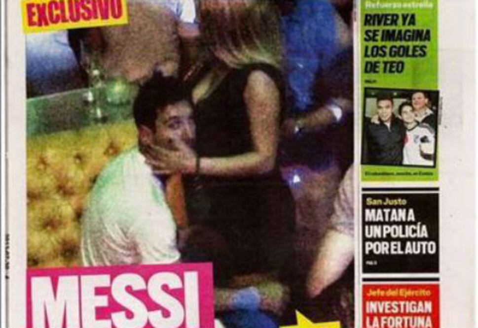 Messi en foto comprometedora