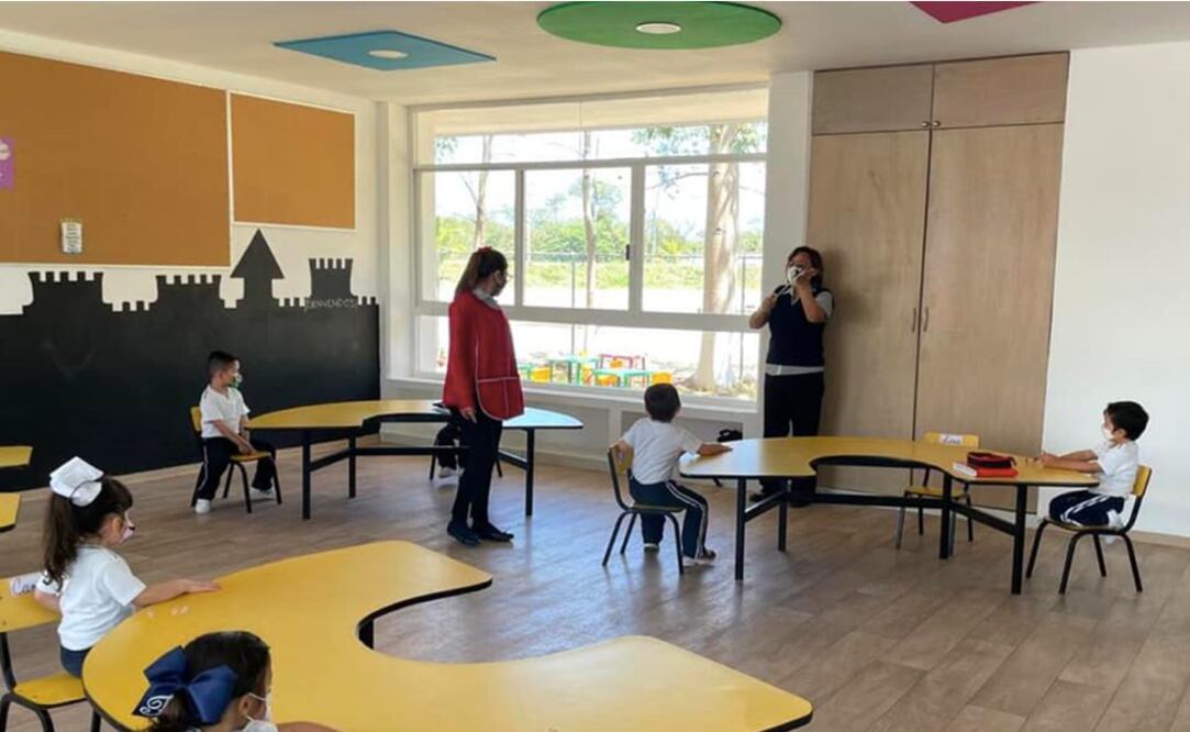 Así fue el regreso a clases presenciales en Campeche a un año del cierre de escuelas por Covid-19