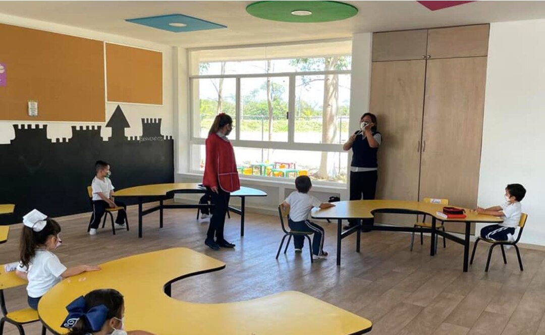 Así fue el regreso a clases presenciales en Campeche a un año del cierre de escuelas por Covid-19