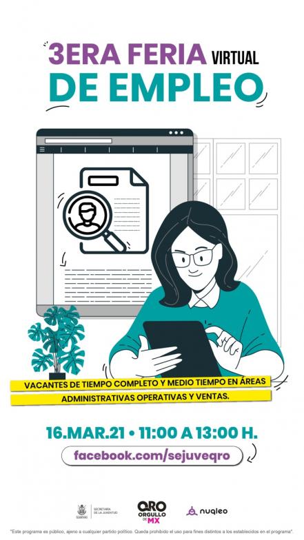 ¡Atención, jóvenes! Ofertarán vacantes de hasta 26 mil pesos 