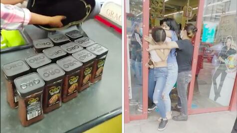 Video. Empleados detienen a presunta fardera en el centro de Querétaro
