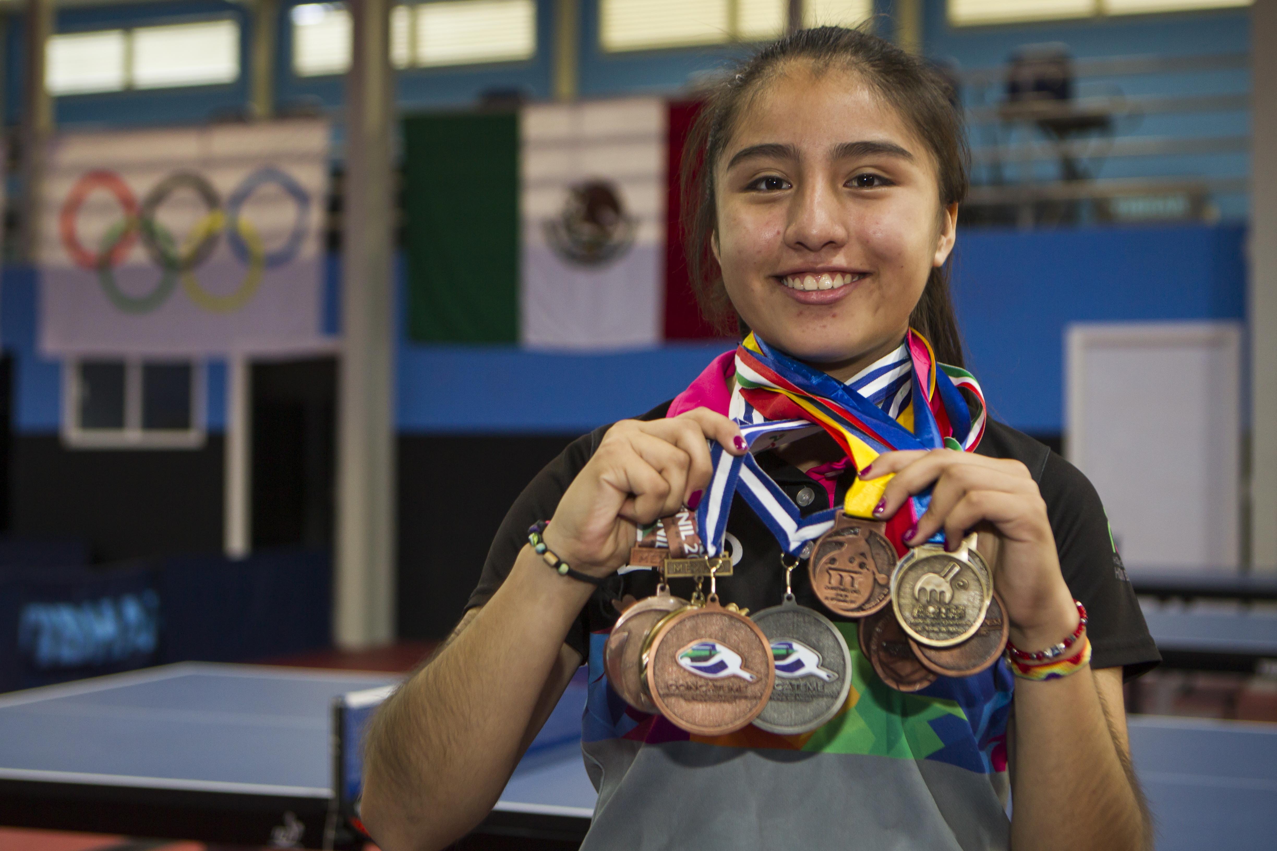 #NuestrasHistorias Melanie: “Tenis de mesa  requiere de mucha disciplina” 