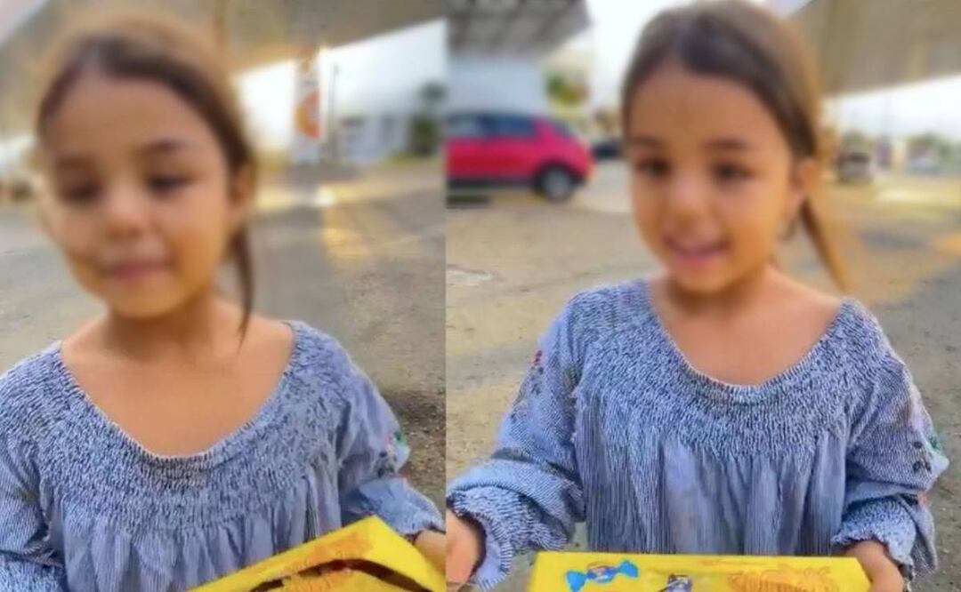 Niña que vende se vuelve viral por hablar cuatro idiomas