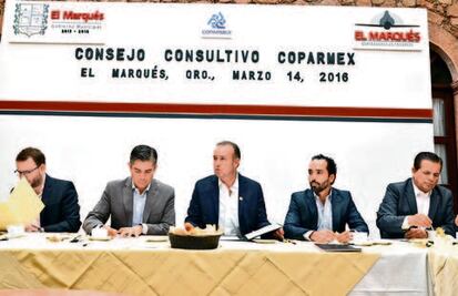 Participa alcalde Mario Calzada en sesión de Coparmex