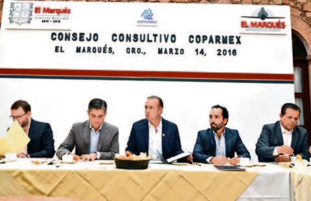 Participa alcalde Mario Calzada en sesión de Coparmex