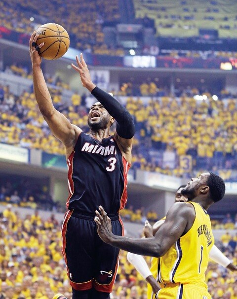 Con LeBron, Miami logra el empate ante Pacers
