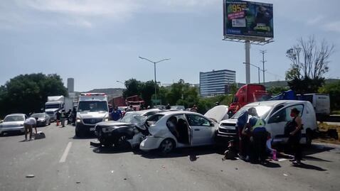 Carambola en la México – Querétaro deja 10 personas lesionadas