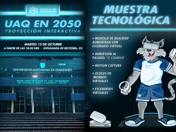 Lánzate a la proyección interactiva sobre cómo será la UAQ en 2050