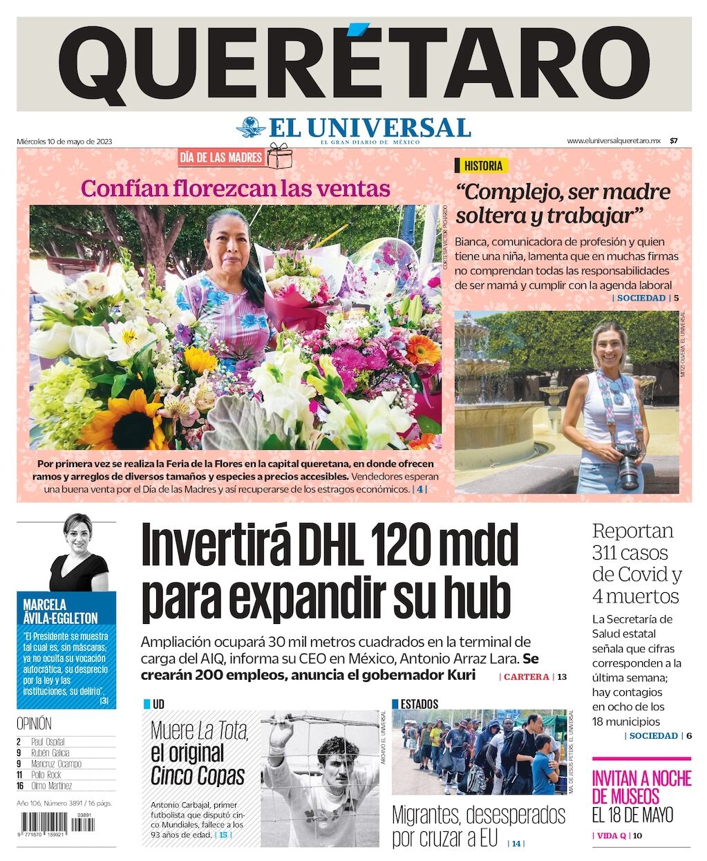 Portada 10 de mayo de 2023