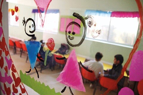 Para ayudar a los niños en la guardería