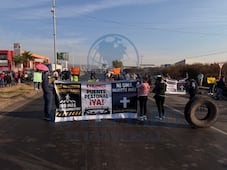 Tras bloqueo en el Libramiento Norponiente, autoridades colocan reductores de velocidad en la zona 
