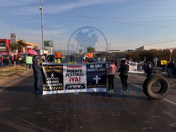 Tras bloqueo en el Libramiento Norponiente, autoridades colocan reductores de velocidad en la zona 
