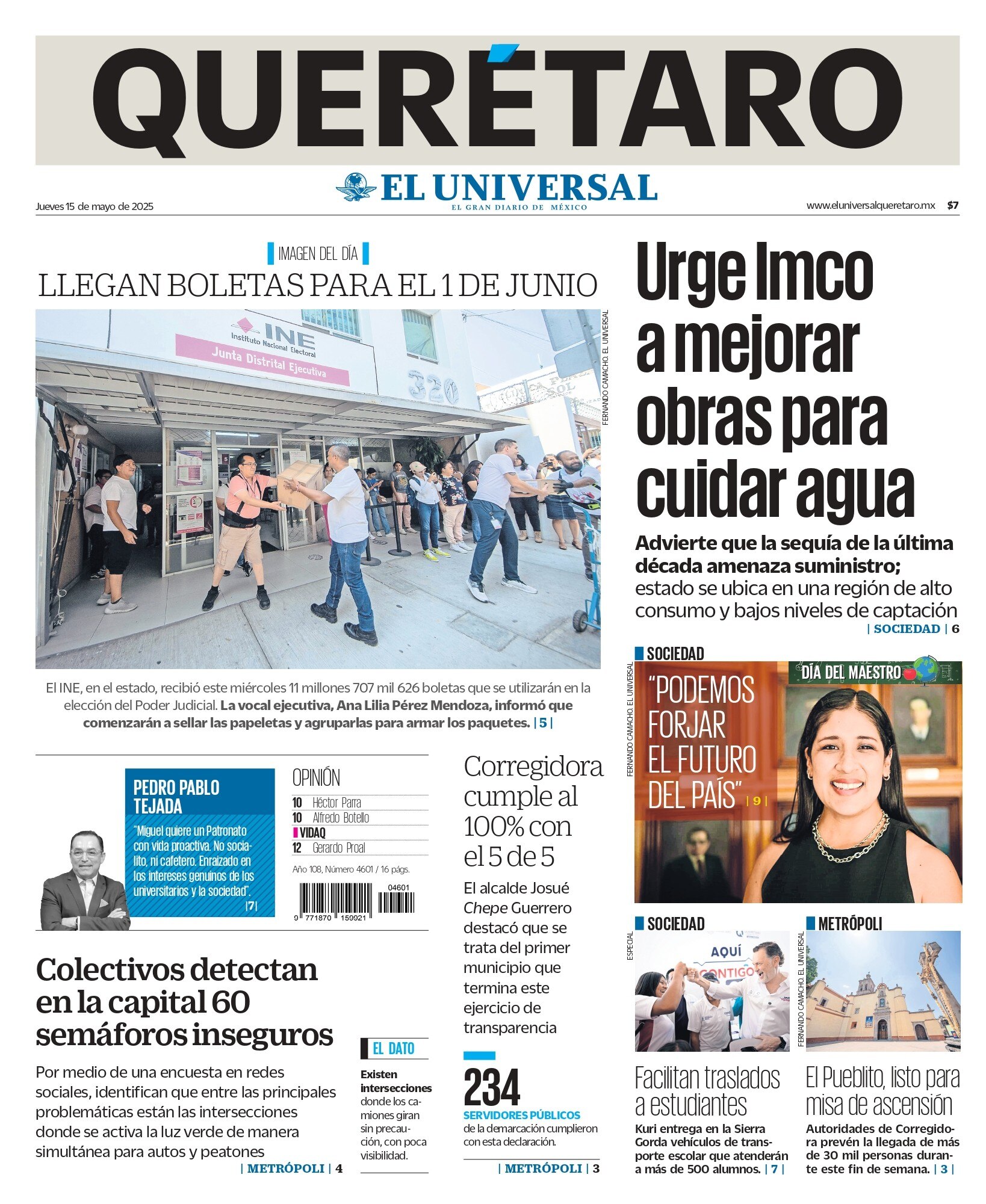 Portada 15 de mayo de 2025