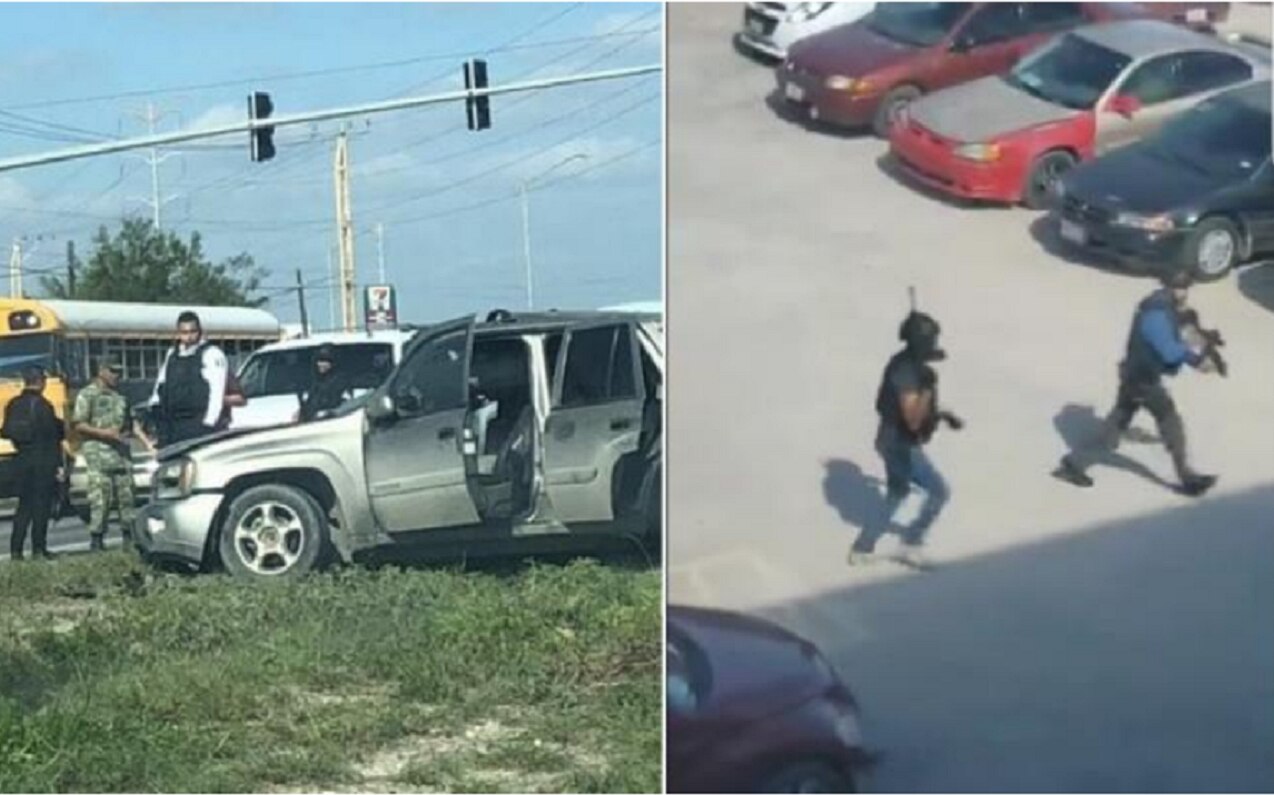 Tras persecución, hombre armado ingresa a universidad en Tamaulipas