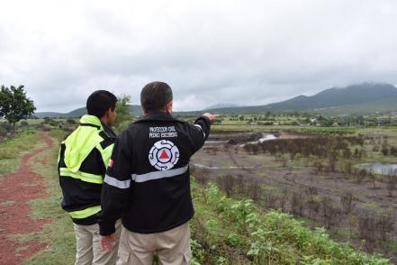 Protección Civil realiza recorridos en Pedro Escobedo 