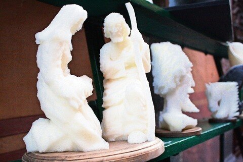 Plasma su arte en esponja