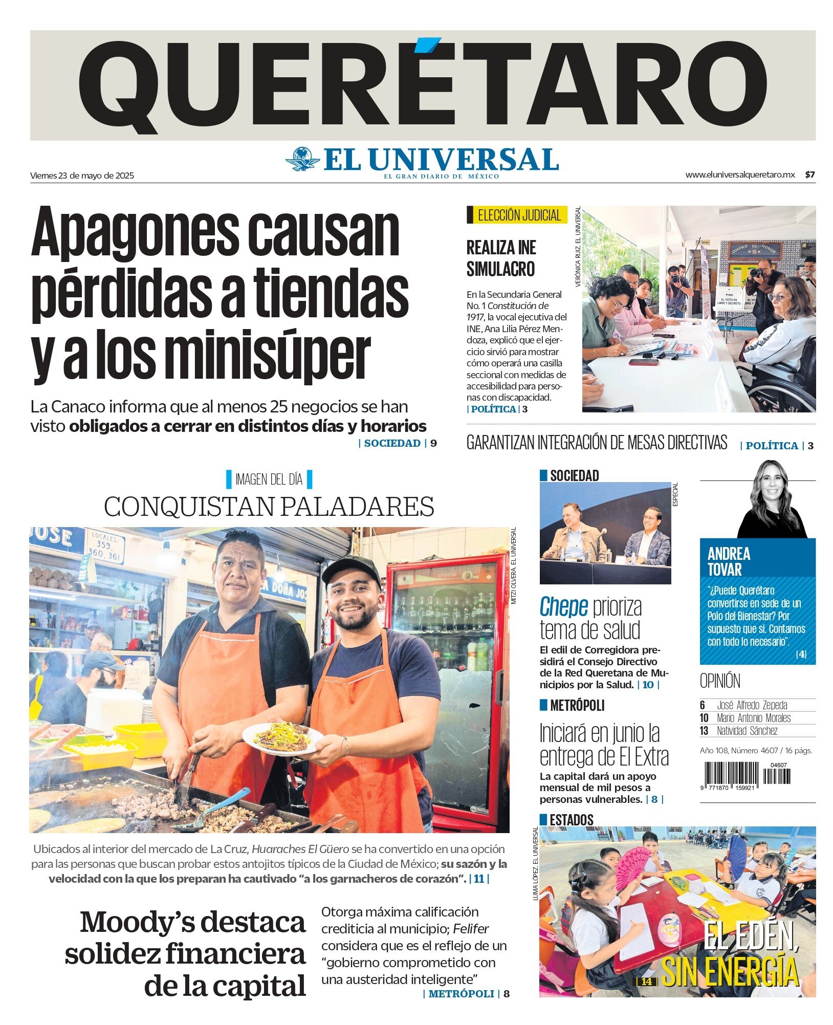 Portada 23 de mayo de 2025