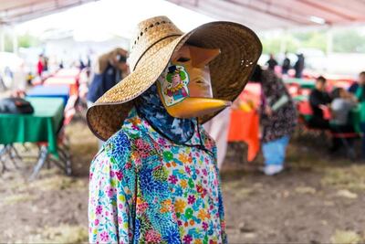 La Valla reúne talento y tradición en Festival de la Máscara de Palo