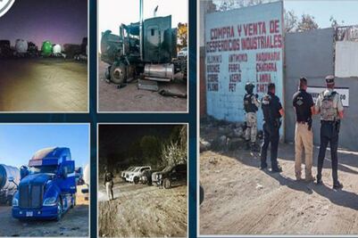 Catean predio en San Juan del Río; aseguran 27 vehículos