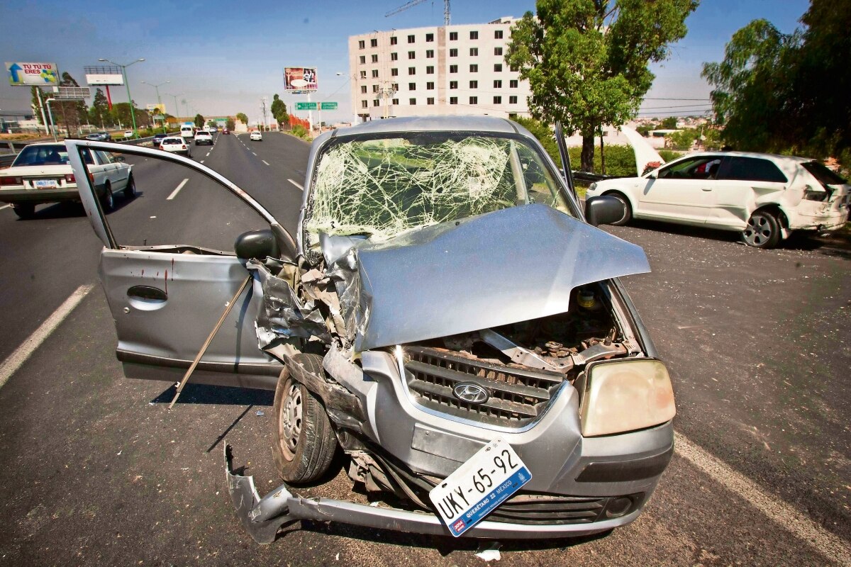 Querétaro, con nivel medio alto en accidentes de auto